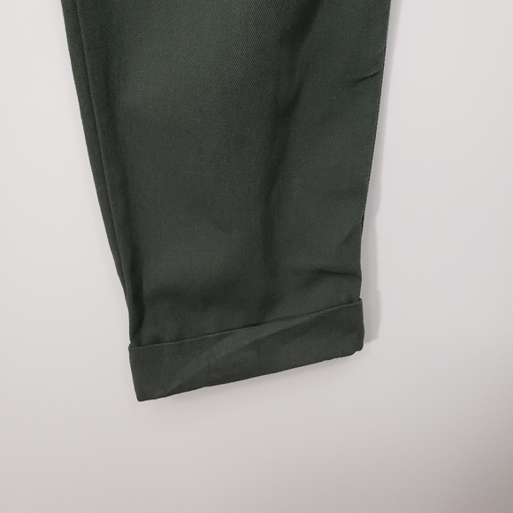 Kendall & Kylie Olive Green Paper Bag Pants - Picture 4 of 7